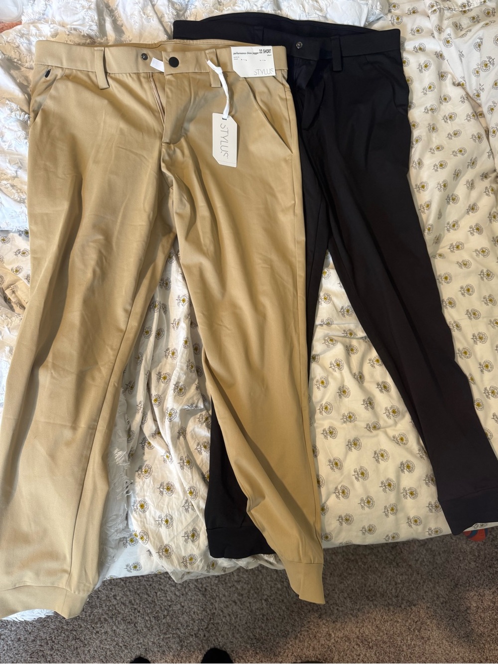 Men’s Stylus Performance Chino Joggers Golf Jogger Pant Atheltic Chino Pant 32”